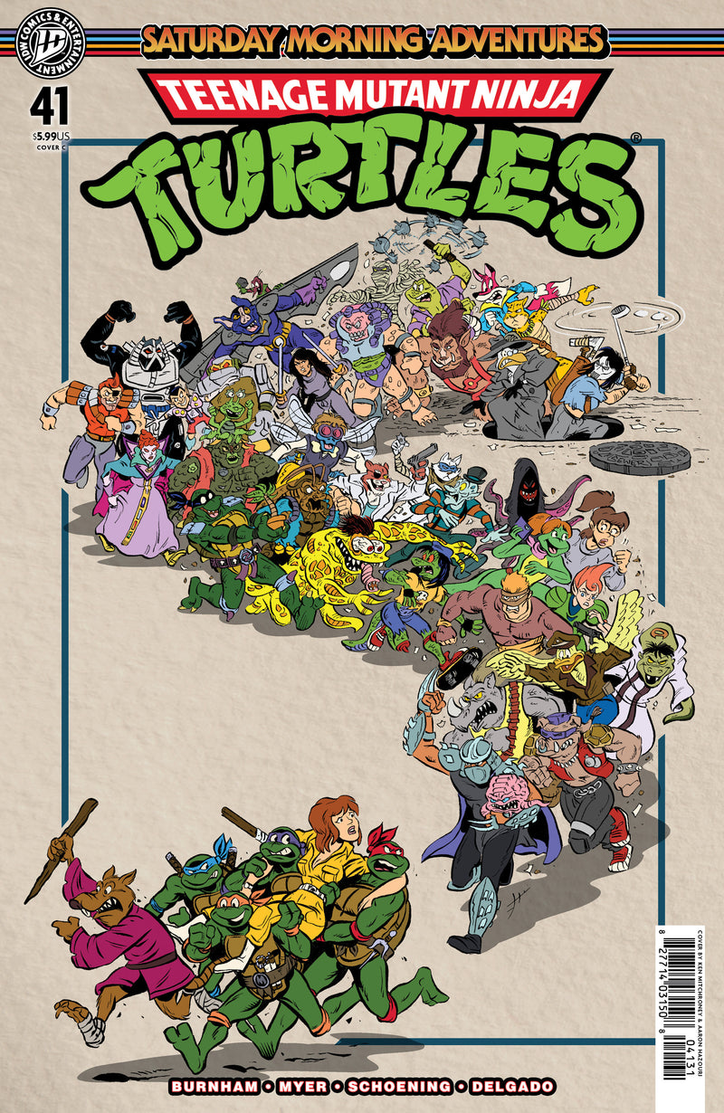 Teenage Mutant Ninja Turtles: Saturday Morning Adventures #41 Cover C Ken Mitchroney Variant