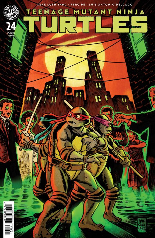 TEENAGE MUTANT NINJA TURTLES #24 CVR D FRANCESCO FRANCAVILLA VAR
