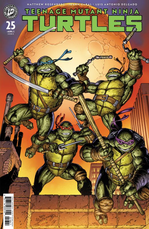 TEENAGE MUTANT NINJA TURTLES #25 CVR D MARK BAGLEY VAR