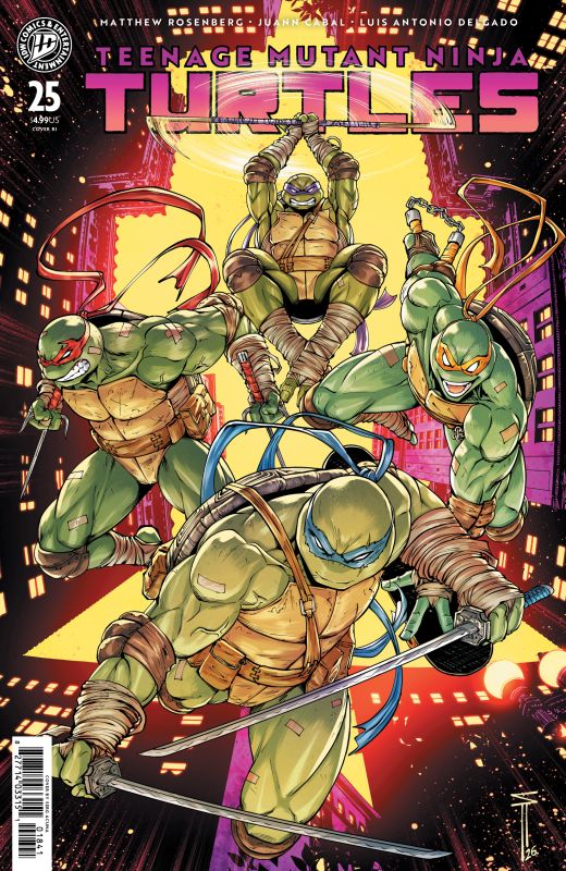 TEENAGE MUTANT NINJA TURTLES #25 CVR I SERG ACUÑA VAR