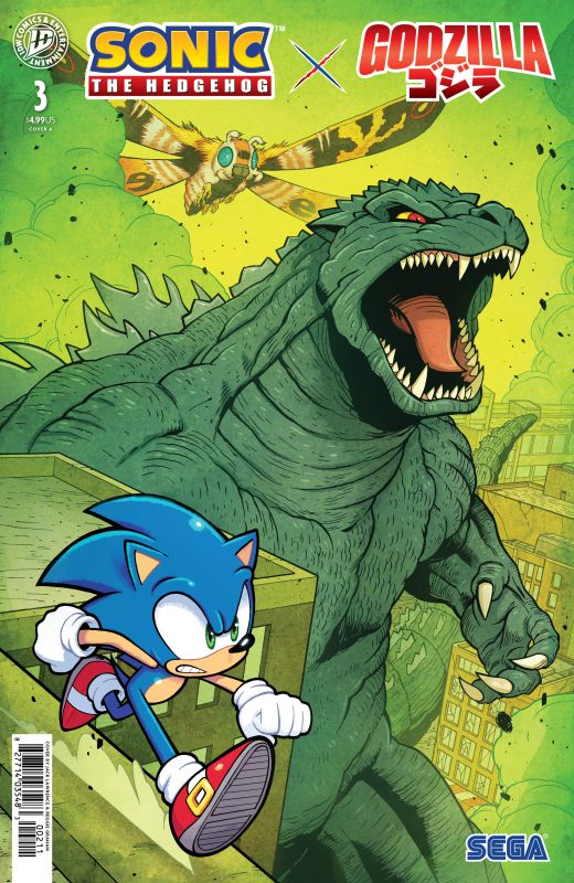 SONIC THE HEDGEHOG X GODZILLA #3 CVR A JACK LAWRENCE