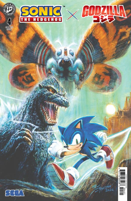 SONIC THE HEDGEHOG X GODZILLA #4 CVR B BOB EGGLETON VAR