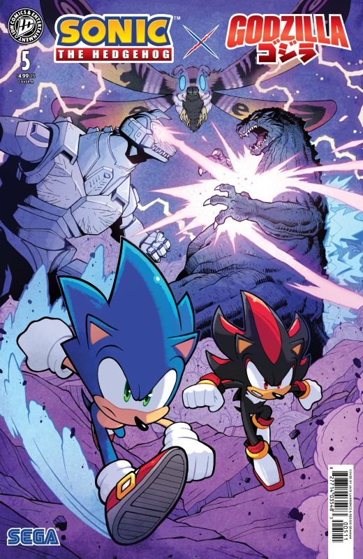 SONIC THE HEDGEHOG X GODZILLA #5 CVR A JACK LAWRENCE