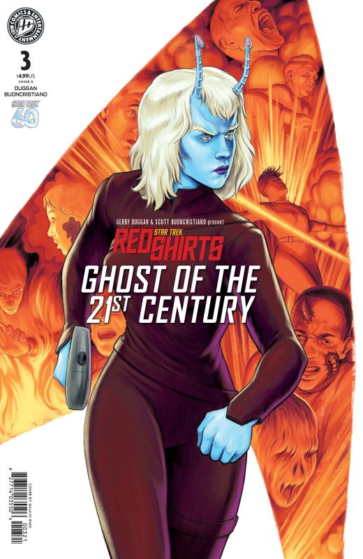 STAR TREK: RED SHIRTS--GHOST OF THE 21ST CENTURY #3 CVR B MALACHI WARD VAR