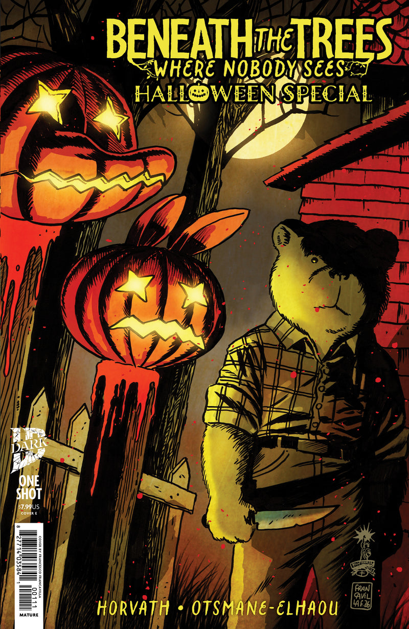 Beneath the Trees Where Nobody Sees Halloween Special Cover E Francesco Francavilla IDW Goes Dark Variant