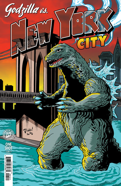 Godzilla vs. America: New York City Cover B Dean Haspeil Variant