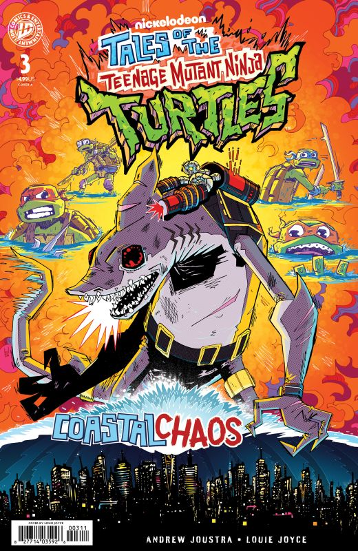TALES OF THE TEENAGE MUTANT NINJA TURTLES: COASTAL CHAOS #3 CVR A LOUIE JOYCE