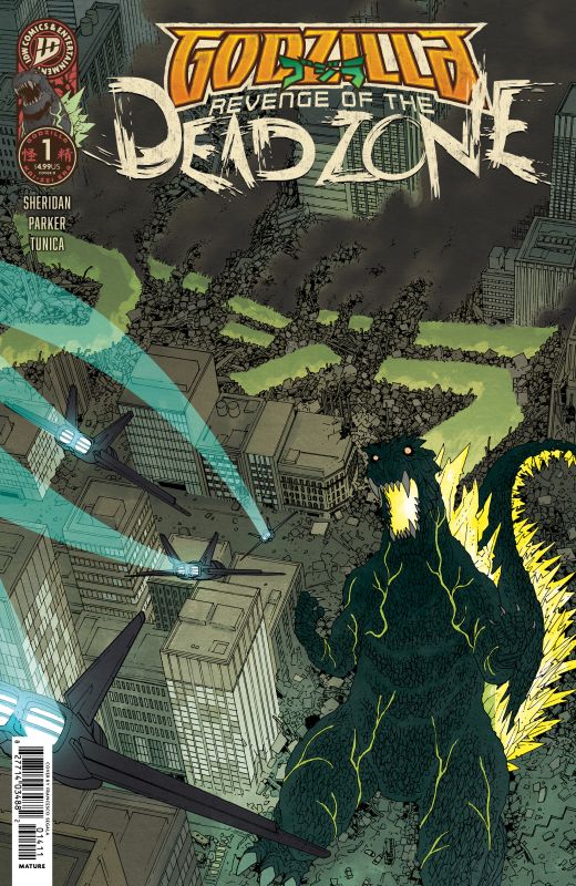 GODZILLA: REVENGE OF THE DEADZONE [KAI-SEI ERA] #1 CVR D MARTIN MORAZZO IDW GOES DARK VAR