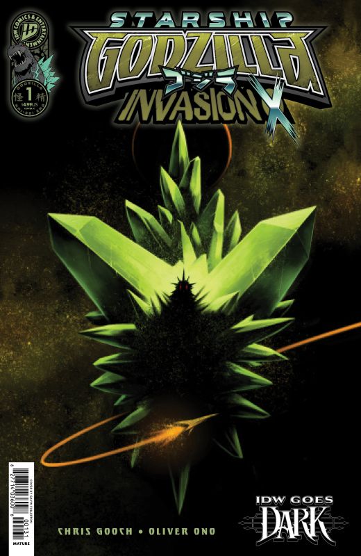 STARSHIP GODZILLA: INVASION X [KAI-SEI ERA] #1 CVR C GAVIN FULLERTON IDW GOES DARK VAR