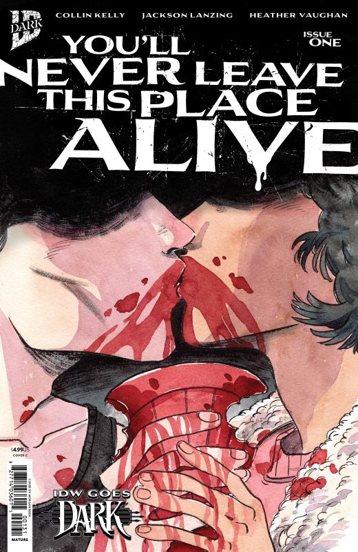 YOU'LL NEVER LEAVE THIS PLACE ALIVE #1 CVR C MORGAN BEEM IDW GOES DARK VAR