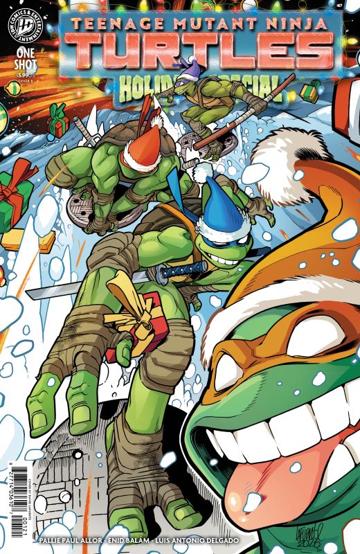 TEENAGE MUTANT NINJA TURTLES: HOLIDAY SPECIAL CVR B DAVID LAFUENTE VAR