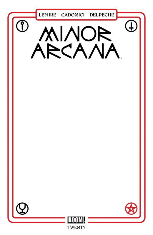 MINOR ARCANA #20 CVR C BLANK SKETCH VAR