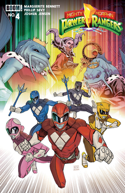 Mighty Morphin Power Rangers (2026) #4 Cover B Phillip Sevy Variant