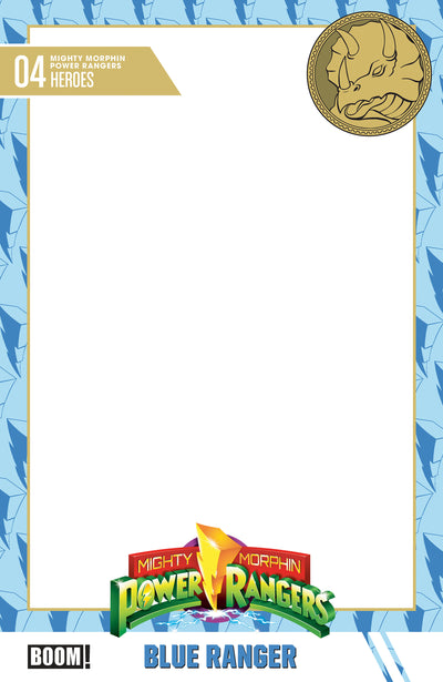 Mighty Morphin Power Rangers (2026) #4 Cover D Trading Card Blank Sketch Variant