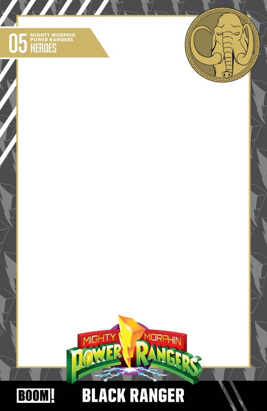MIGHTY MORPHIN POWER RANGERS (2026) #5 CVR D TRADING CARD BLANK SKETCH VAR