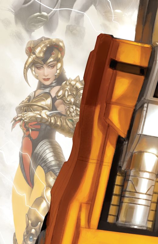 MIGHTY MORPHIN POWER RANGERS (2026) #7 CVR C MIGUEL MERCADO MEGAZORD CARD STOCK CONNECTING VAR