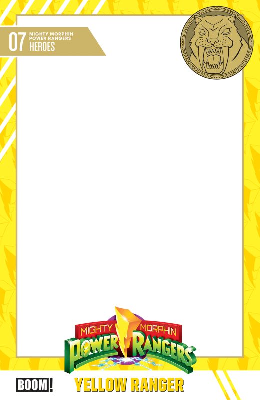MIGHTY MORPHIN POWER RANGERS (2026) #7 CVR D TRADING CARD BLANK SKETCH VAR