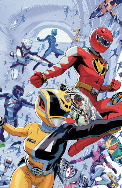Power Rangers Unlimited #3 Cover C Alessio Zonno Every Ranger Ever Card Stock Connecting Variant