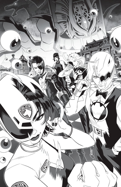 Power Rangers Unlimited #3 Cover J Alessio Zonno Unlimited Variant