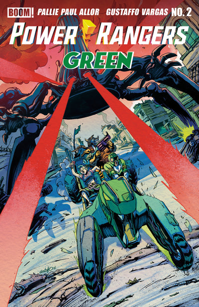 Power Rangers Green #2 Cover B Gustaffo Vargas Variant