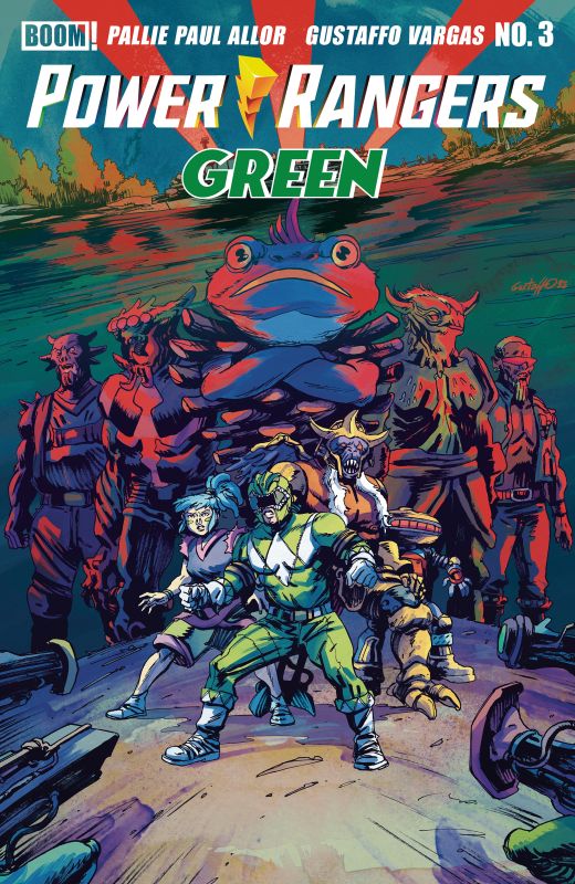 POWER RANGERS GREEN #3 CVR B GUSTAFFO VARGAS VAR