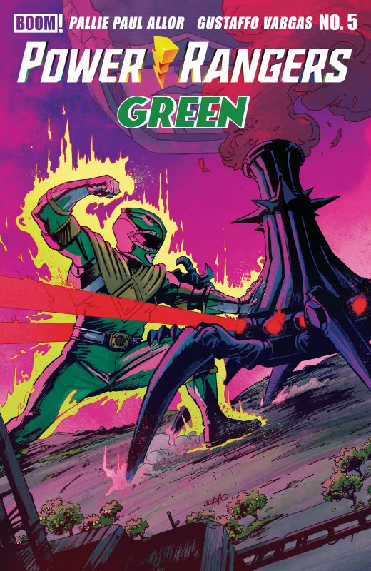 POWER RANGERS GREEN #5 CVR B GUSTAFFO VARGAS VAR