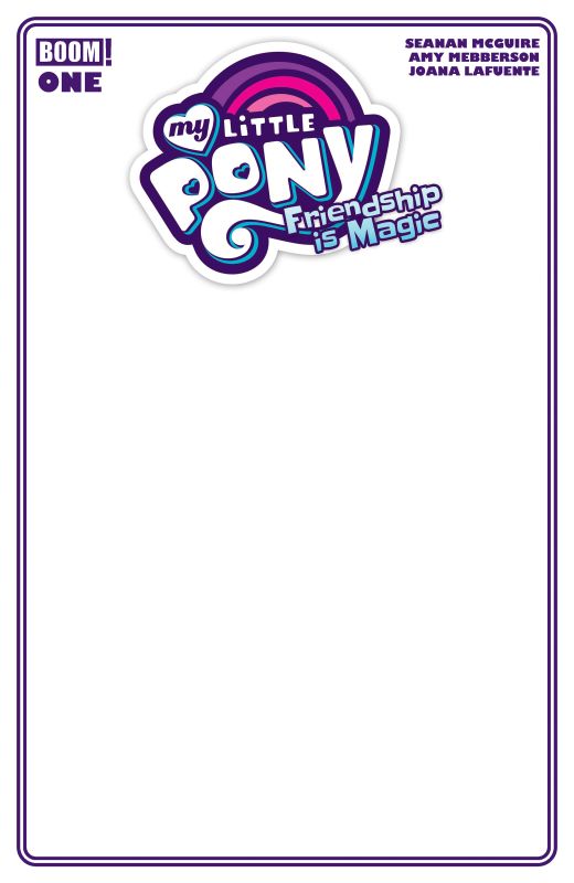 MY LITTLE PONY: FRIENDSHIP IS MAGIC (2026) #1 CVR D BLANK SKETCH VAR