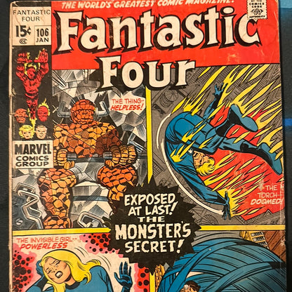 FANTASTIC FOUR #106 GD