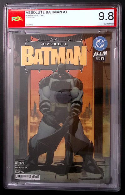 Absolute Batman #1 PSA 9.8 First Print Nick Dragotta Cover A 2024