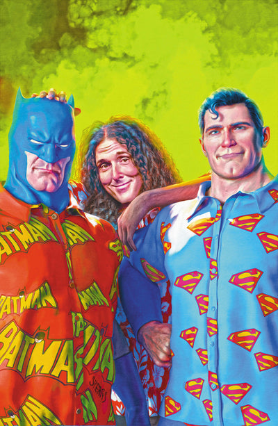 Batman Superman Weird Al Worlds Weirdest #1 (One-Shot) Cover B Mark Spears Card Stock Variant