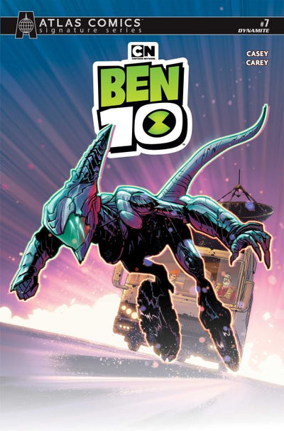 BEN 10 #7 CVR H ROBERT CAREY ATLAS EDITION SIGNED BY JOE CASEY
