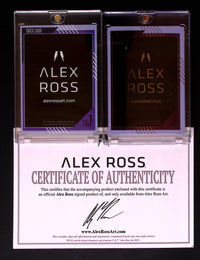 Alex Ross SIGNED SDCC 2025 Marvel Cards – Spider-Man & Doctor Doom w/ COA