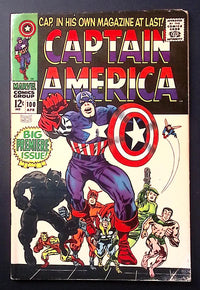 Captain America #100 1968 VG+ raw comic first Silver Age solo title