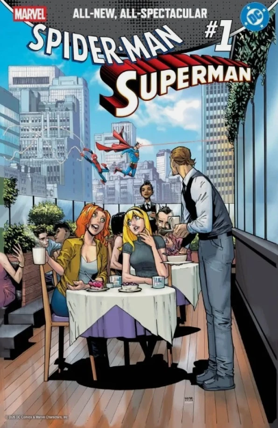 DC/Marvel: Spider-Man/Superman #1 Humberto Ramos Gwen Stacy & Lana Lang Variant