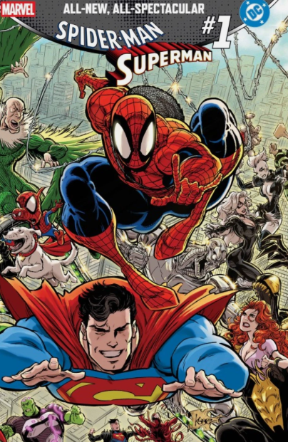 DC/Marvel: Spider-Man/Superman #1 Kaare Andrews Wraparound Variant