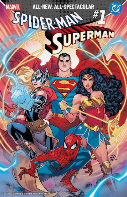 DC/Marvel: Spider-Man/Superman #1 Russell Dauterman Variant