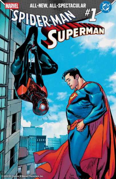 DC/Marvel: Spider-Man/Superman #1 Sara Pichelli Miles Morales & Superman Variant