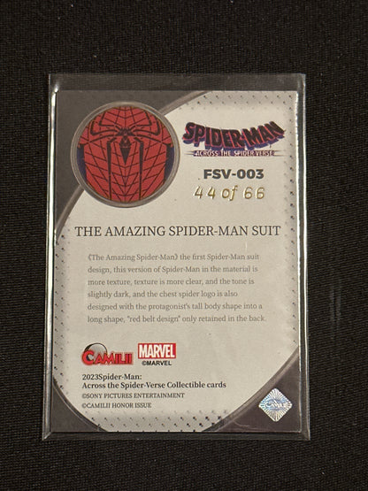 CAMILLI ACROSS THE SPIDERVERSE THE AMAZING SPIDER-MAN SUIT INSERT SP #44/66