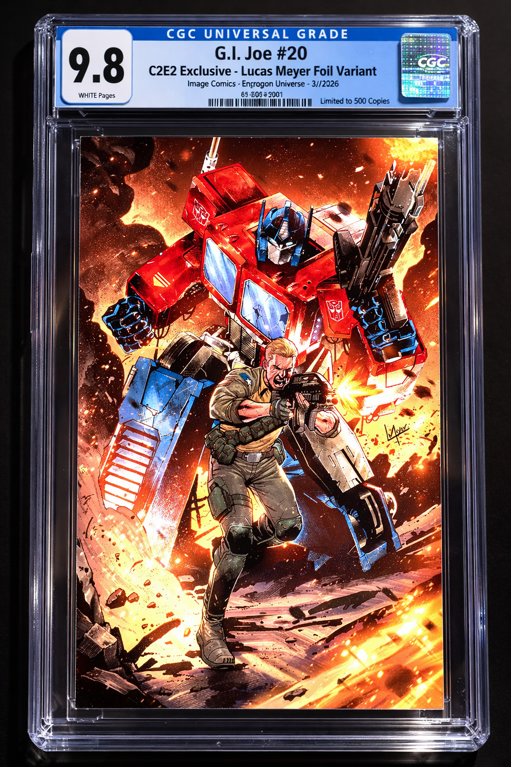 G.I. Joe #20 C2E2 Exclusive Foil Variant | Lucas Meyer | Limited 500 25 Comic Book UK Comic Exclusives & Rare Variants – Foils & Incentives | Redsters Comics Image Comics Redsters Comics