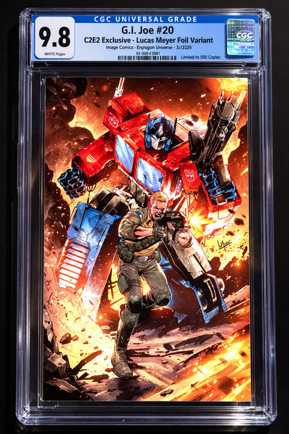 G.I. Joe #20 C2E2 Exclusive Foil Variant | Lucas Meyer | Limited 500 25 Comic Book UK Comic Exclusives & Rare Variants – Foils & Incentives | Redsters Comics Image Comics Redsters Comics