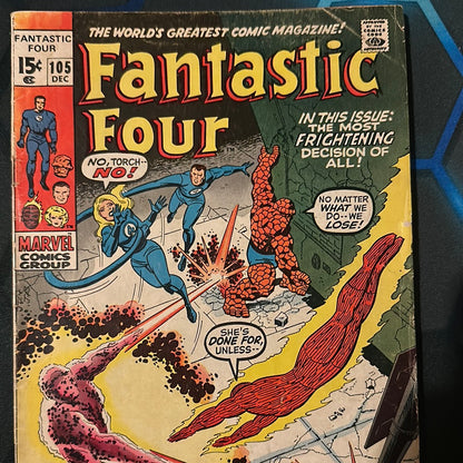 FANTASTIC FOUR #105 FN/FN-