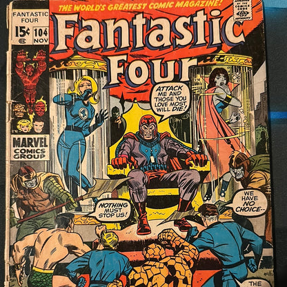 FANTASTIC FOUR #104 GD