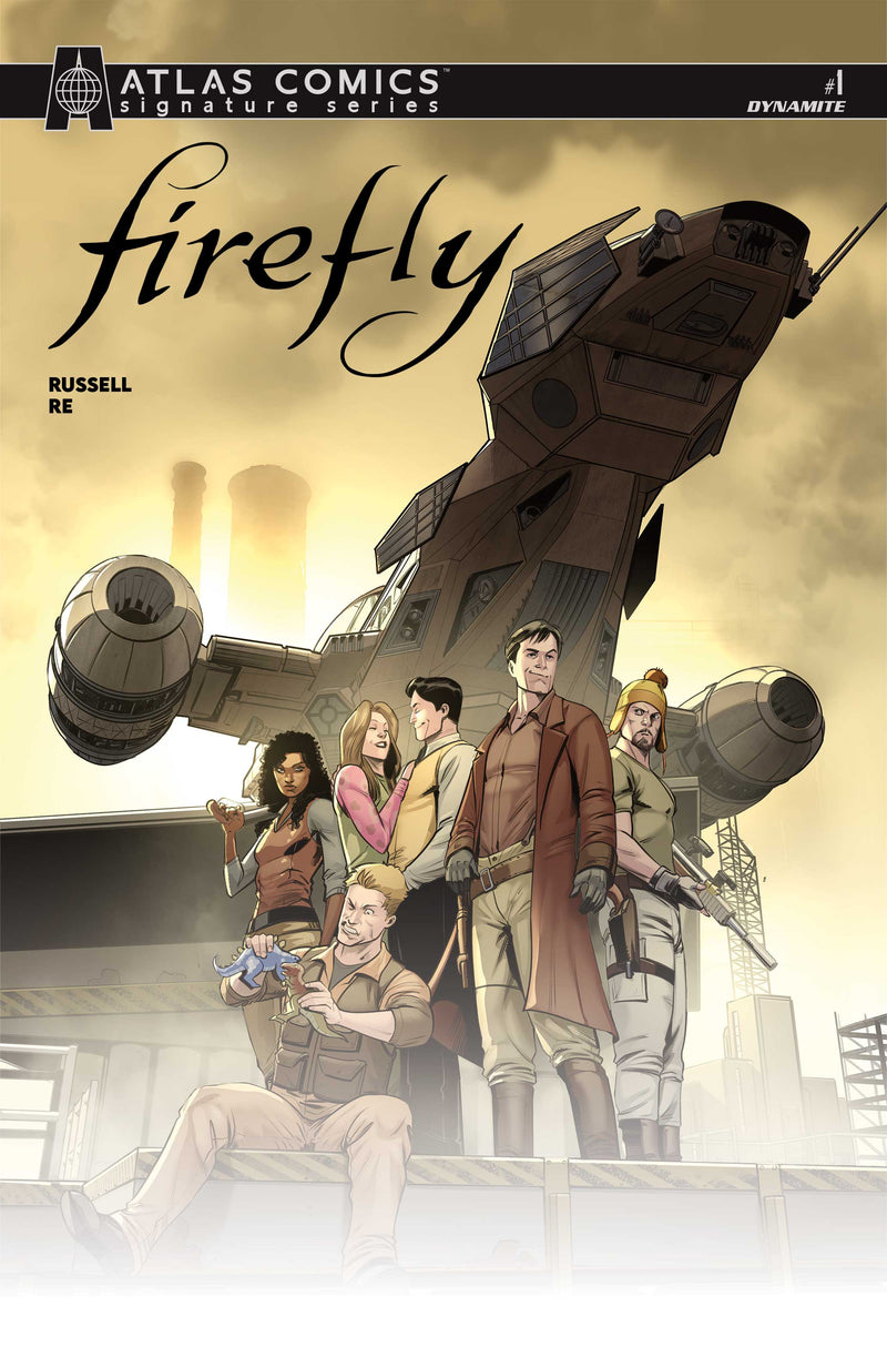 Firefly #1 Cover J Robert Quinn Atlas Edition Signed by Mark Russell