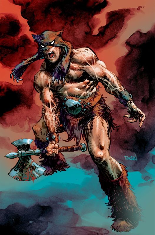 FIRE AND ICE DARKWOLF #5 CVR F DAN PANOSIAN METAL PREMIUM VAR
