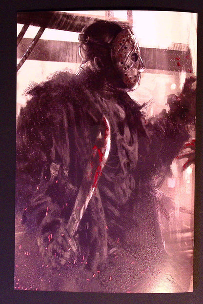 Birth of a Slasher – Freddy vs Jason Rudy AO Ultra Foil (Ltd 100) 84 UK Comic Exclusives & Rare Variants – Foils & Incentives | Redsters Comics Redsters Comics Redsters Comics