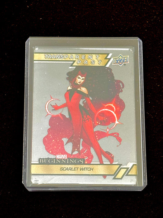 MARVEL BEGINNINGS SCARLET WITCH TRANSPARENT PAST SP BOX HIT