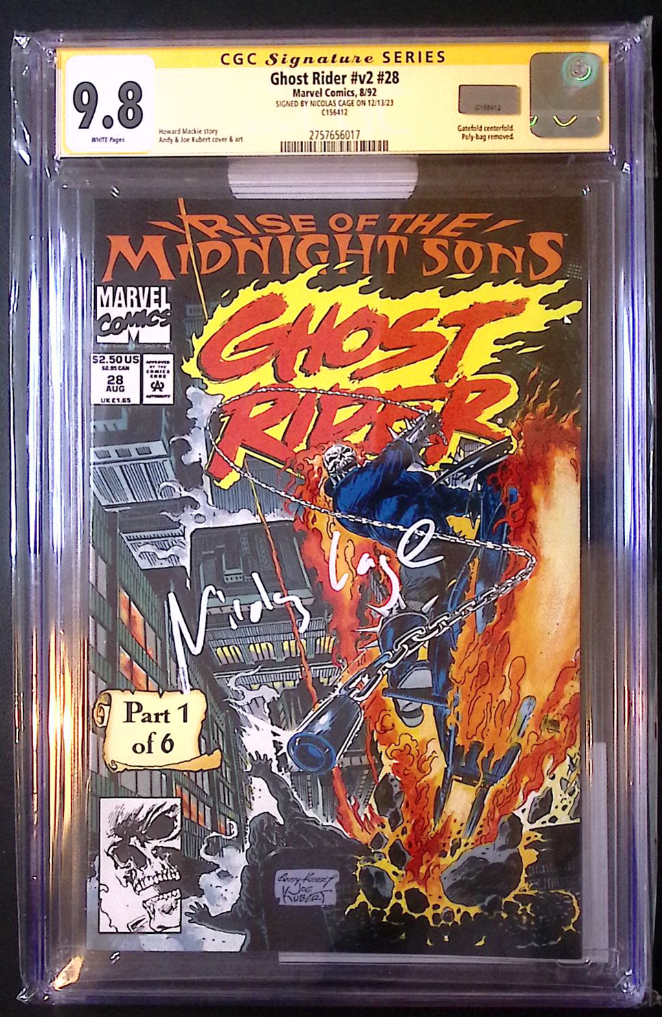 Rare comic slab