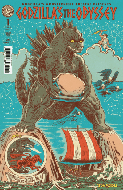 Godzilla’s The Odyssey #1 Cover A Tom Scioli