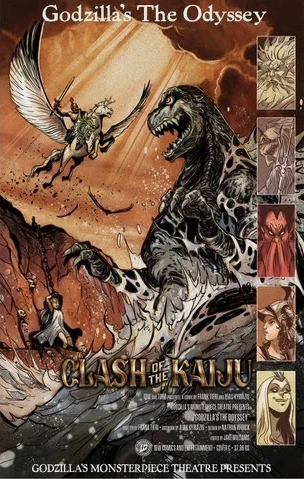 Godzilla’s The Odyssey #1 Cover C Pablo Tunica Movie Homage Variant