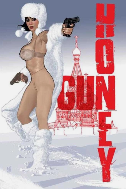 Gun Honey Doubles Down #1 Cover I Adam Hughes Foil Variant